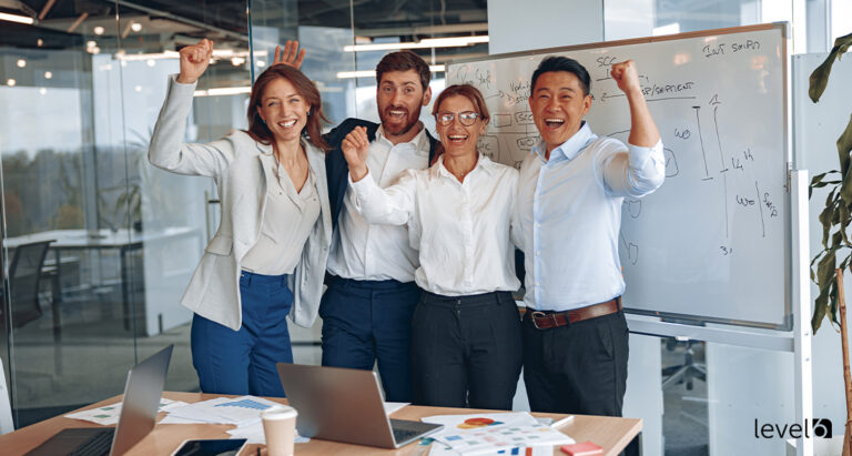 A Team of Happy and Engaged Employees