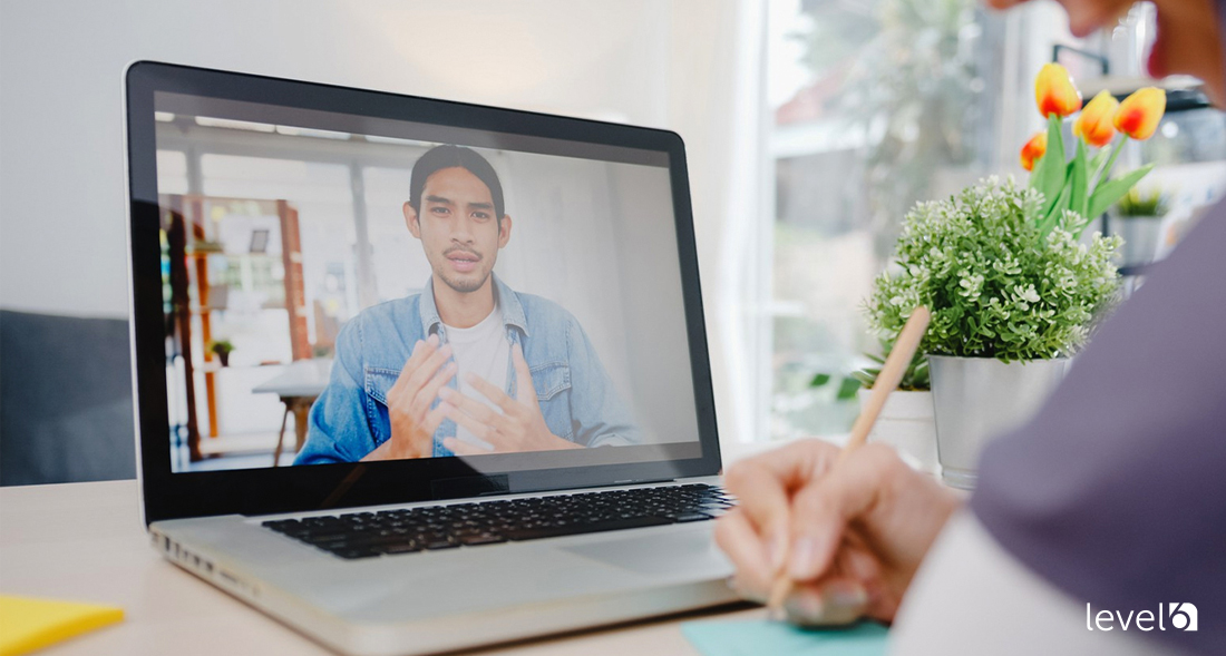 A Manager Meeting With a Remote Employee