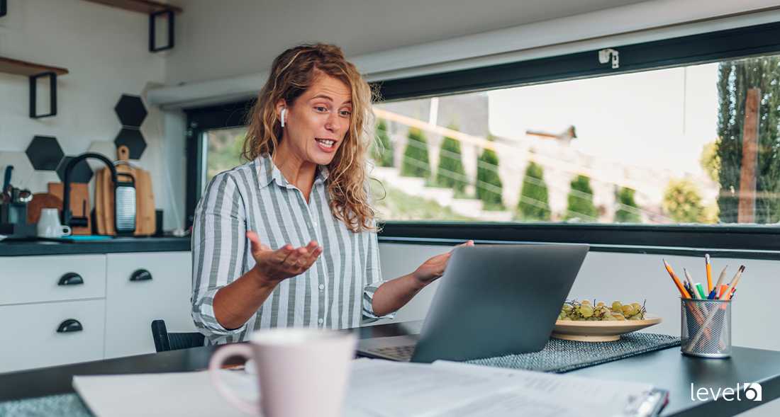 A Remote Employee Connecting With Their Coworkers