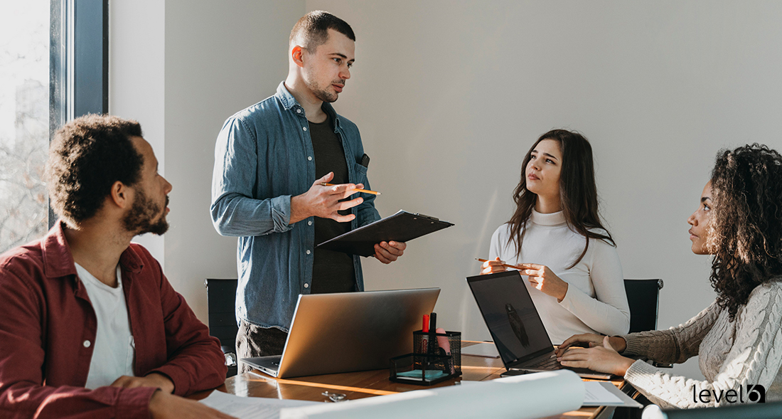 A Sales Team Creating Onboarding Materials