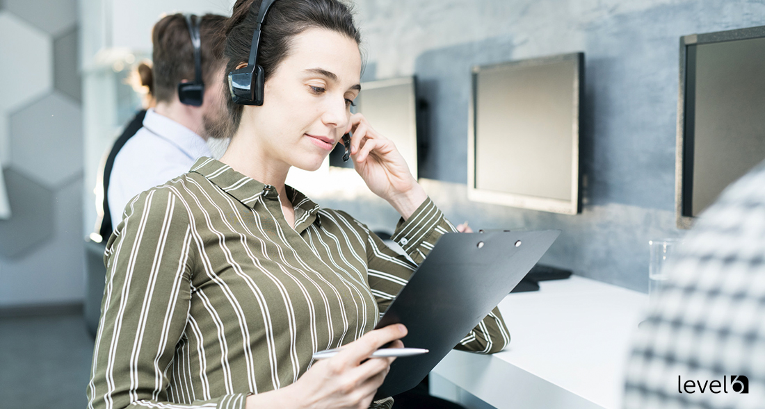 A Salesperson Reading a Cold Calling Script