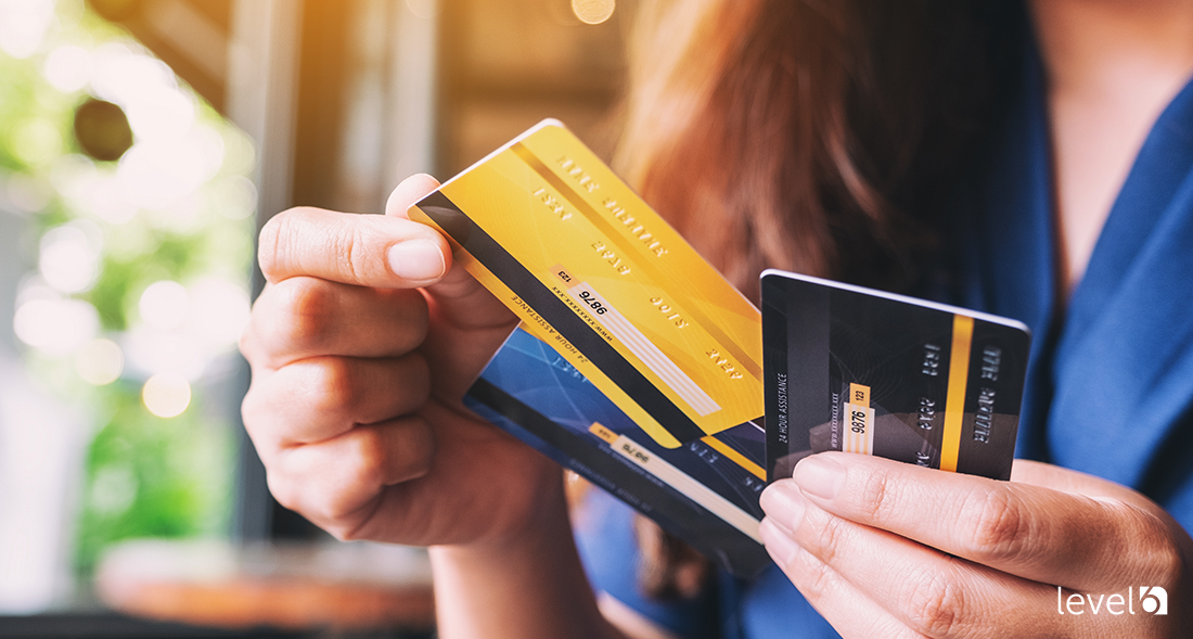 A Person Holding Prepaid Debit Cards