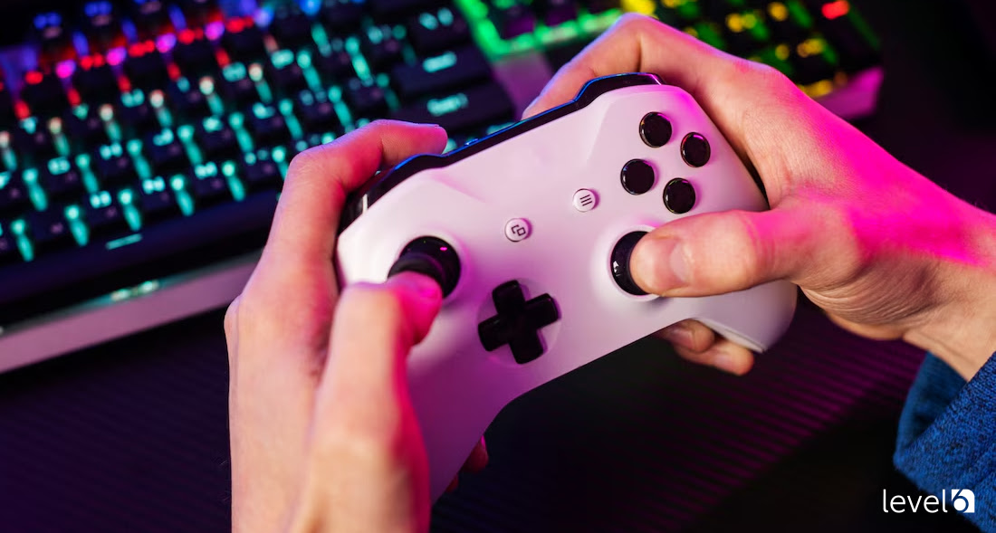 A Person Gaming