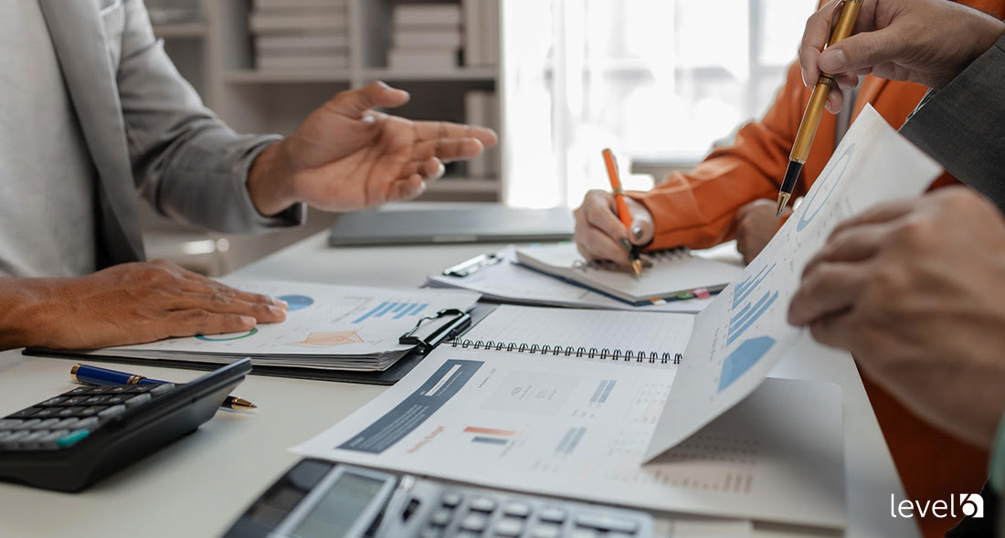A Team Reviewing Company Spending