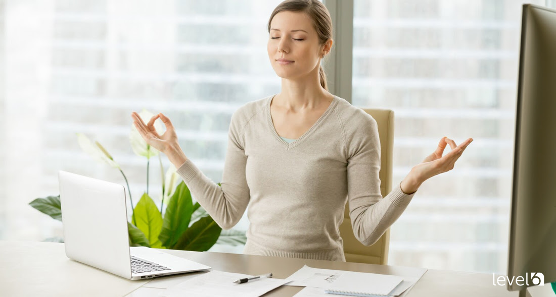 A Woman With a Healthy Work-Life Balance