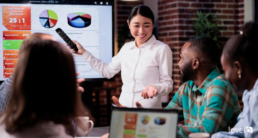 A Business Marketing Team