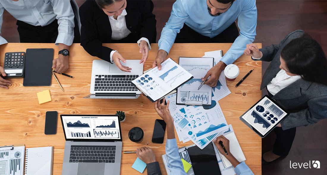 A Team Reviewing Business Data