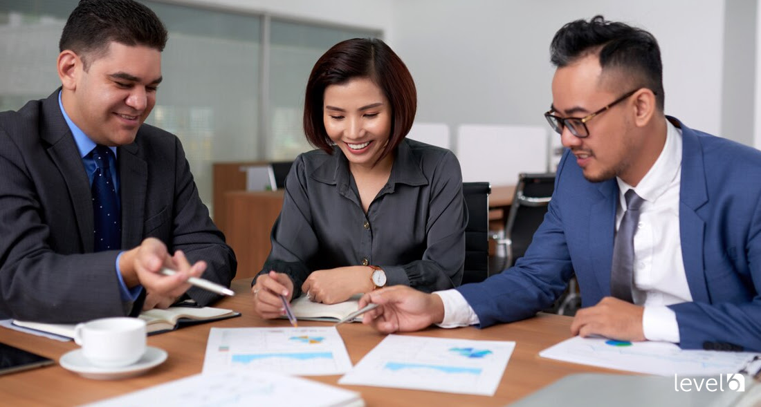 A Team Reviewing Business Data
