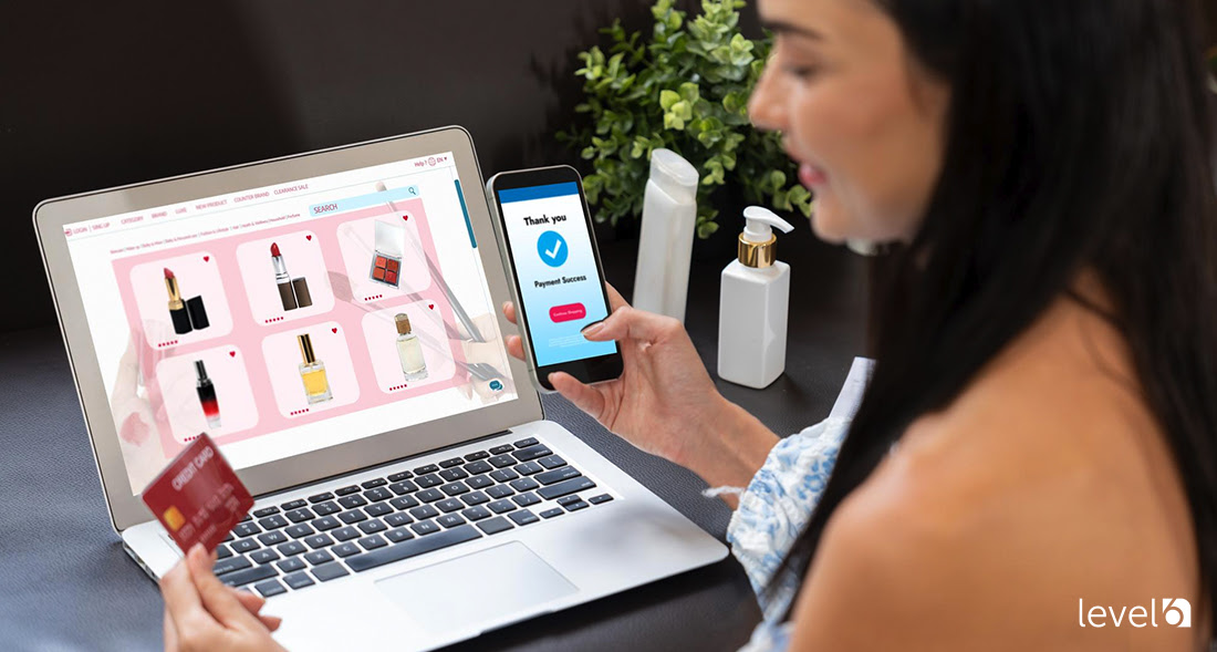 A Customer Purchasing Products Online