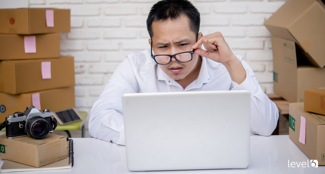 A Man Facing Order Management Challenges