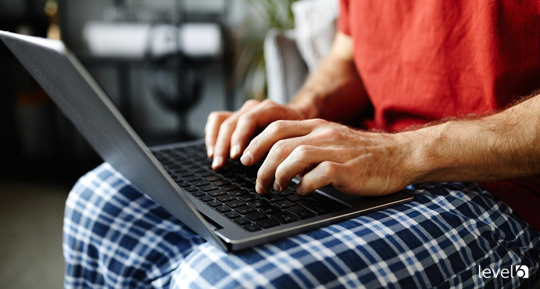 A Person Taking an Online Course