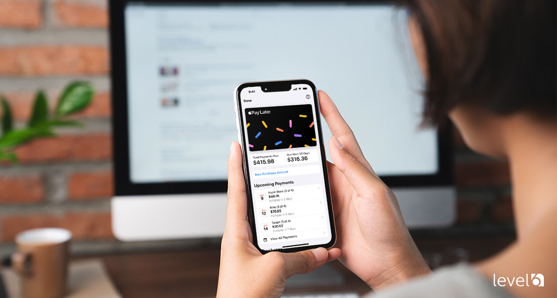 A Person Using Apple Pay