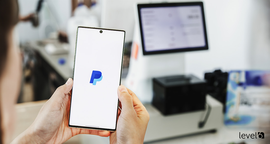 A Person Using PayPal