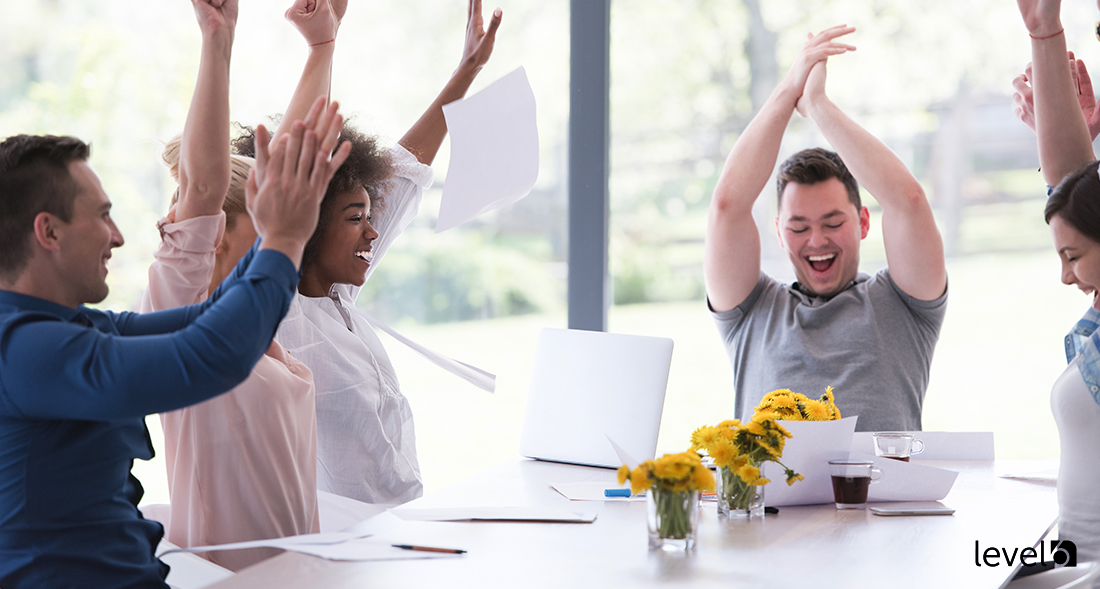 A Team Celebrating an Achievement
