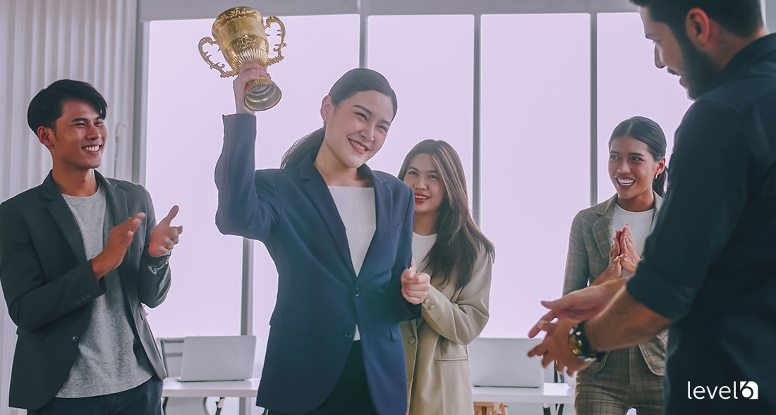 An Employee Being Rewarded For Proper Behavior