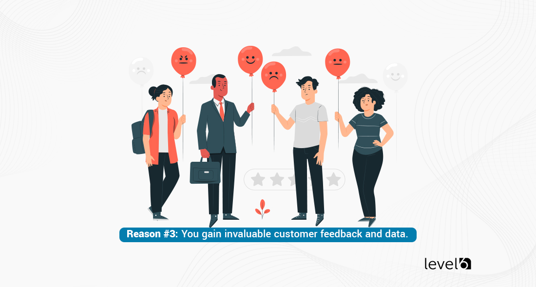 Customers Providing Feedback