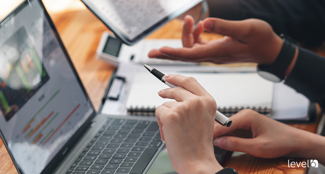 Employees Reviewing Data