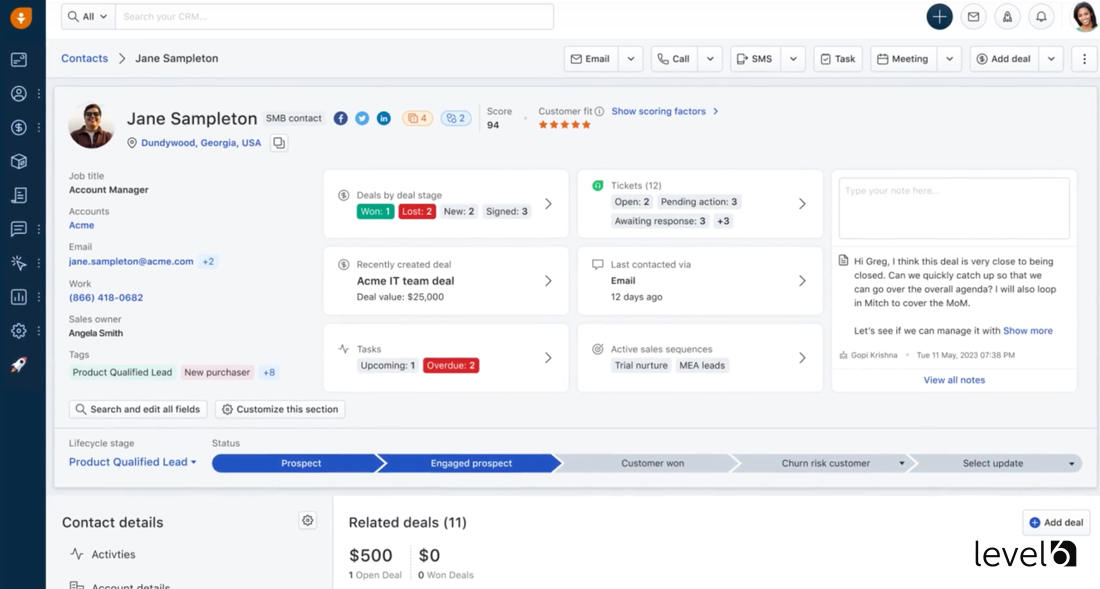 Freshsales Sales CRM