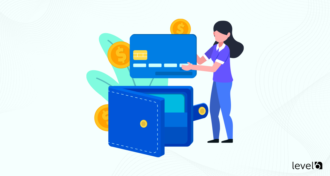 Person Holding a Private Label Debit Card