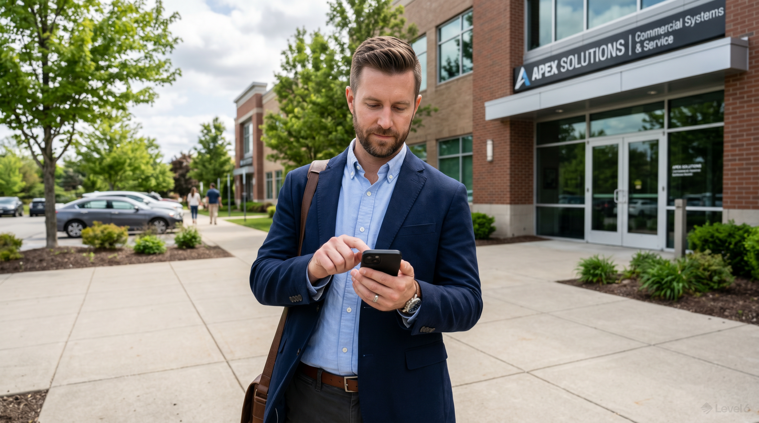sales tracking apps: sales rep logging field visit on mobile app with real-time pipeline sync