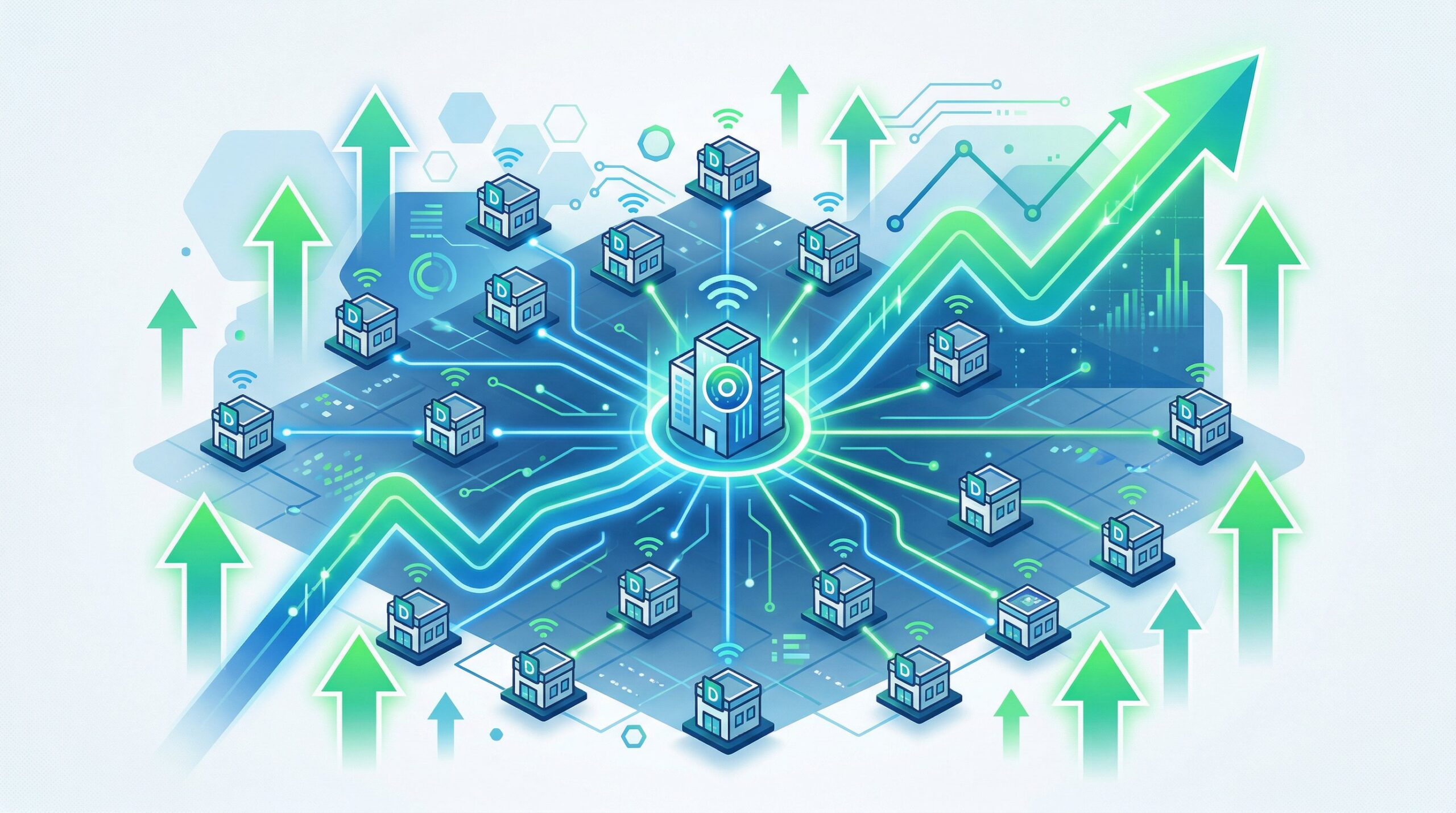 Connected dealer network showing growth and ROI from channel incentive platform implementation